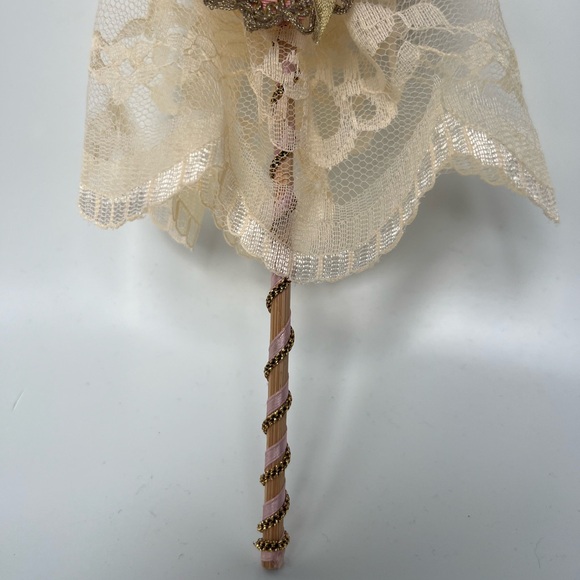 Vintage Kurt S Adler KSA Victorian Porcelain Doll Christmas Ornament Mauve Pink - Picture 9 of 16